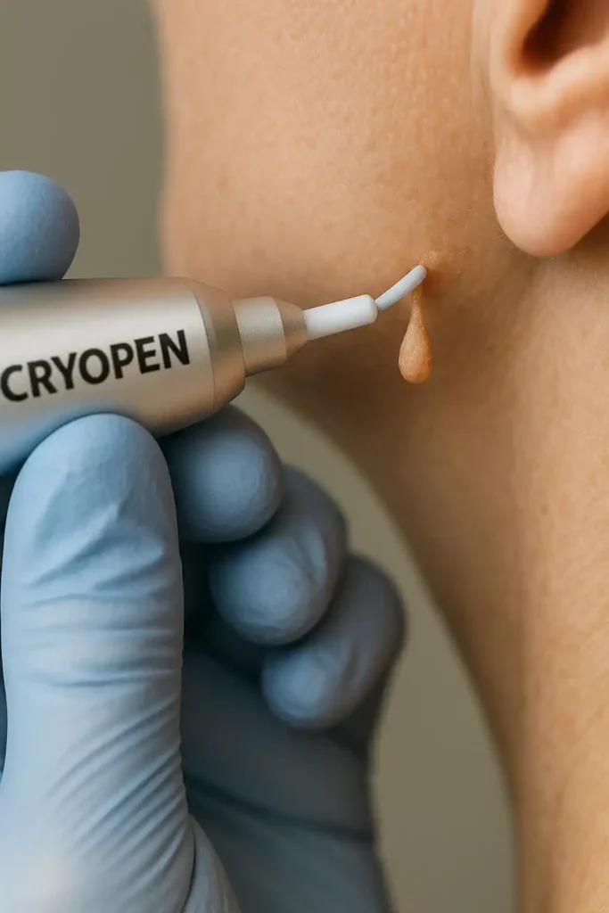Cryopen for skin tags removal Cockfosters speak to our team today!