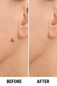 Skin tags removal Cockfosters before and after