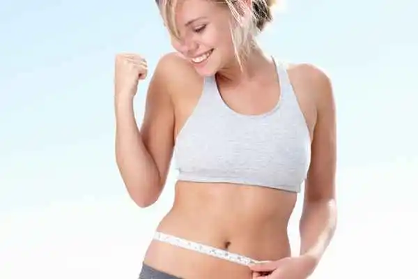woman happy after fat reduction treatment Cockfosters